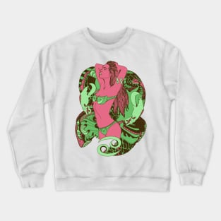 Pink Mint Cancer Beauty Crewneck Sweatshirt